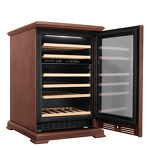 Превью картинка Шкаф винный  Meyvel Винный холодильник (шкаф) компрессорный MEYVEL MV46PRO-KBT2 (Итальянский орех) #12