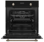 Превью картинка Электрический духовой шкаф Meferi MEO606BK RETRO #4