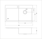 Превью картинка Металлическая мойка EMAR OL-FTR102R #6