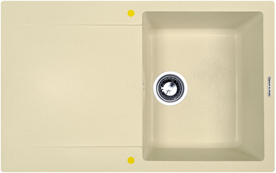 Фото Гранитная мойка Zigmund & Shtain RECHTECK 775 Молодое шампанское