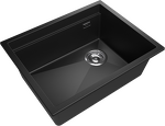 Превью картинка Гранитная мойка Rivelato LINO 554-R 1-чаш 550*440 antracite #2