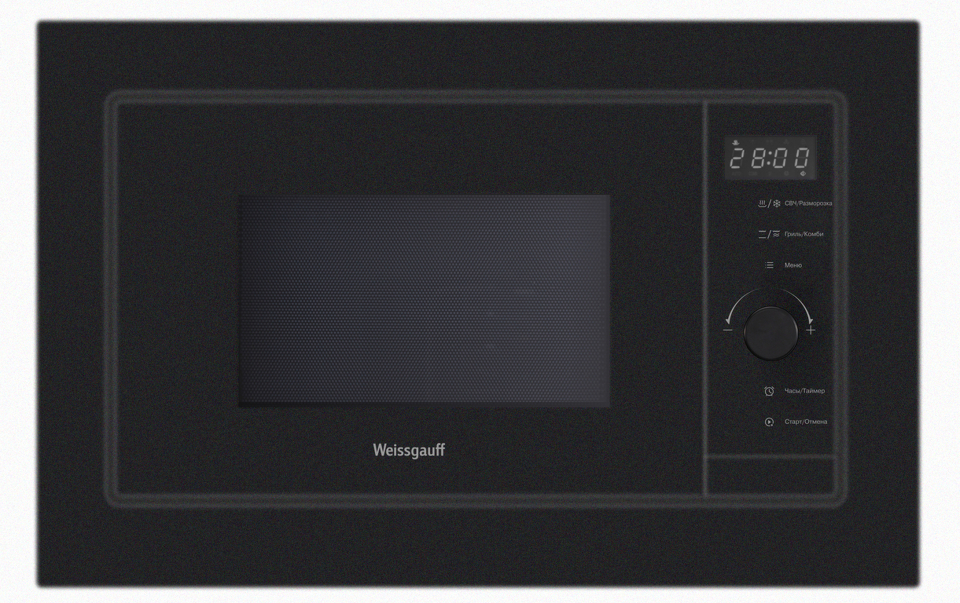 Фото Печь микроволновая встраиваемая Weissgauff HMT-620 BG Grill Matt Edition