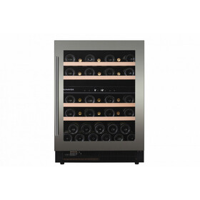 Картинка Винный холодильник (шкаф) компрессорный Dunavox 39 бут DAU-39.121DSS