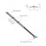 Превью картинка PULSE ЛЮКС COB лента светодиодная, RGBW, 896 диодов, 24V, 5 м, CRI 90, RGB и нейтральный белый 4000К, IP20, 16W/1м, LUX (LS24-COB-RGBW-NW-16) #3