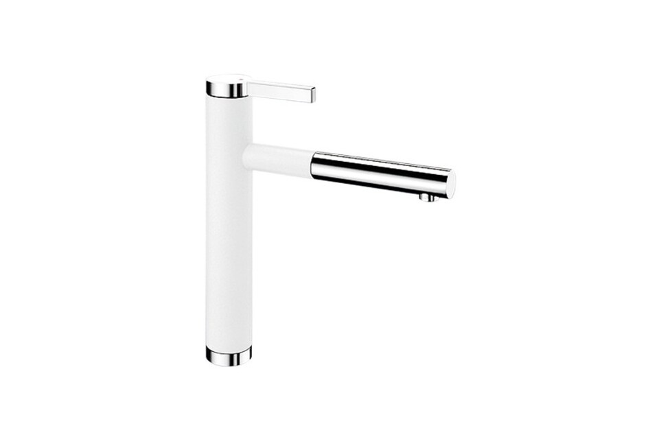 Фото Смеситель для кухни Blanсo LINEE-S хром / белый