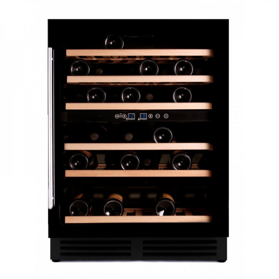 Фото Шкаф винный  Винный холодильник (шкаф) компрессорный Dunavox 51 бут DX-51.150 DBK/DP
