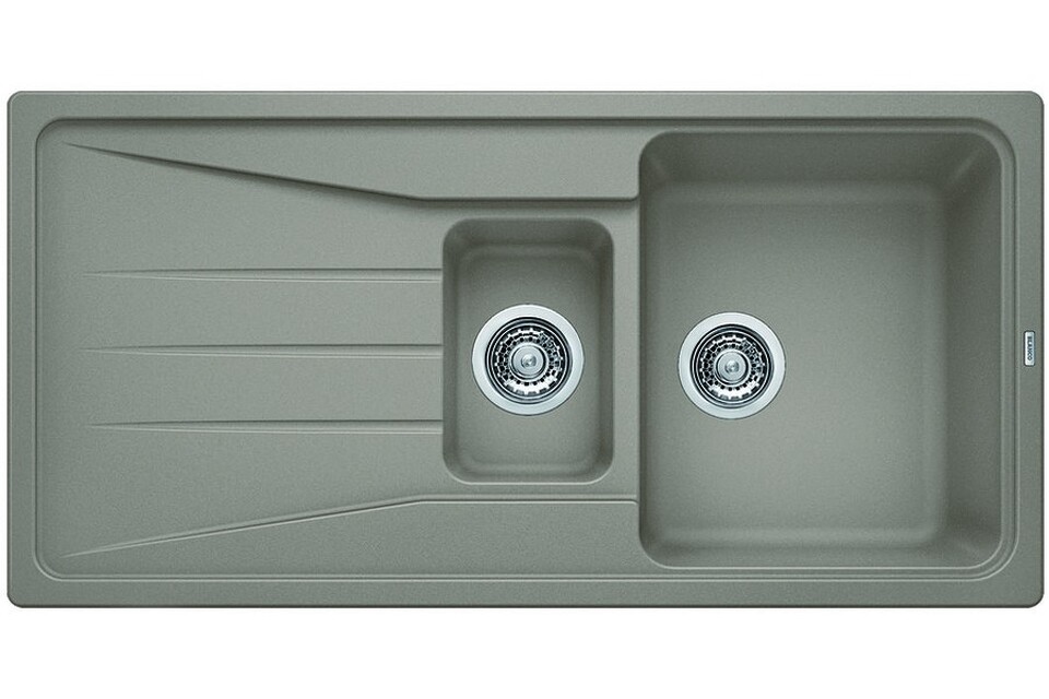 Фото Гранитная мойка Blanсo SONA 6S SILGRANIT PuraDur серый беж