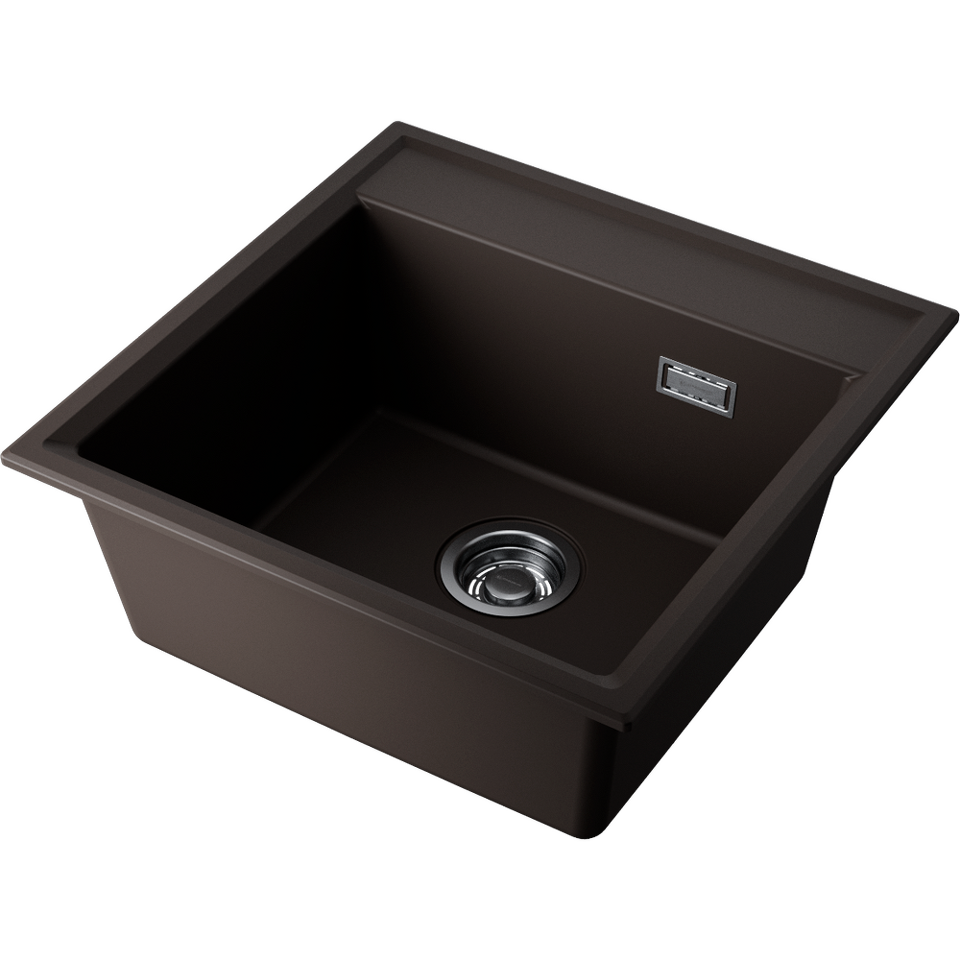 Фото Гранитная мойка Omoikiri Daisen 51-ES Artgranit/espresso