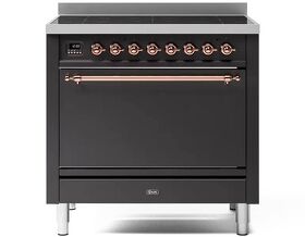 Картинка ILVE PI096QNE3/MGP матовый графит (фурн. медь)