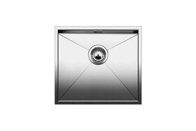 Картинка Blanсo ZEROX 500-IF нерж.сталь зеркальная полировка с отв. арм. InFino