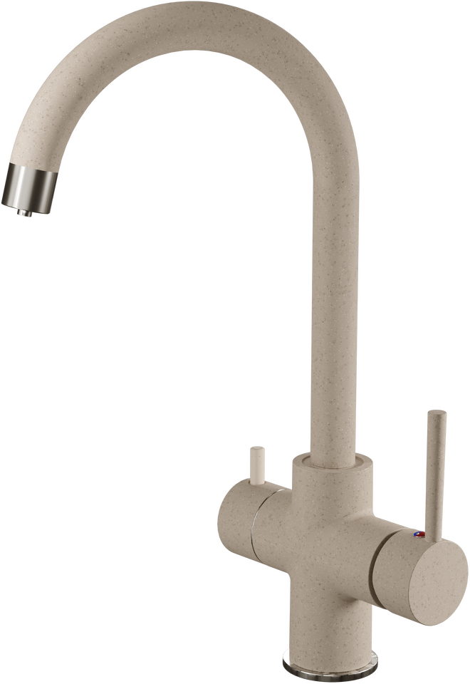 Фото Смеситель для кухни GranFest Z-5422 Песочный