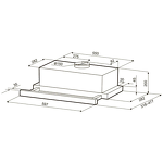 Превью картинка Встраиваемая вытяжка KRONA KAMILLA T sensor max 600 Inox #16