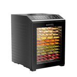Превью картинка Сушилка для овощей и фруктов Дегидратор Meyvel MDH14-1P (Black) #1