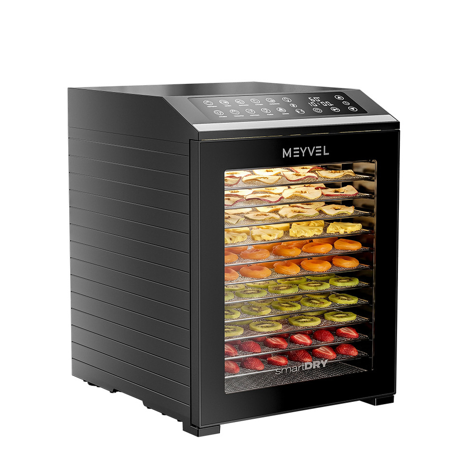Фото Сушилка для овощей и фруктов Дегидратор Meyvel MDH14-1P (Black)