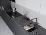 Превью картинка Кварцевая мойка EMAR EMQ-1420.Q Антрацит #4