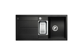 Картинка Blanсo METRA 6S SILGRANIT PuraDur антрацит с клапаном-автоматом