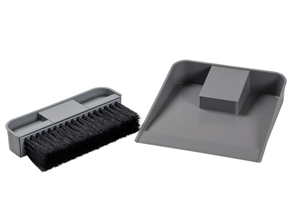Фото NinkaPlast Комбинированная крышка для системы MOBIL: совок и щётка, серый