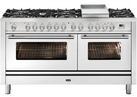 Картинка ILVE P15FWE3/SS нержавеющая сталь (фурн. сатинированная сталь)