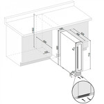 Превью картинка Шкаф винный встраиваемый Винный холодильник (шкаф) компрессорный Dunavox 7 бут DX-7.20 WK/DP #4