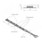 Превью картинка PULSE Лента светодиодная 5050/60, 12V, 5 м, RGB, IP65, 14.4W/1м (LS12-5050RGB65-14.4) #4