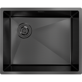 Картинка Rivelato RINOX 5444 UN-R PVD черный нерж.сталь 1 чаша 540*440*200 мм