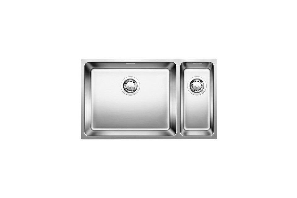 Фото Металлическая мойка Blanсo ANDANO 500/180-U нерж.сталь полированная с отв. арм. InFino, левая