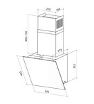 Превью картинка Наклонная вытяжка Lex TOUCH 600 IVORY LIGHT воздухоочиститель #3