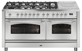 Картинка ILVE P15SDNE3/SSC нержавеющая сталь (фурн. хром)