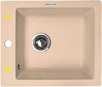 Превью картинка Гранитная мойка Zigmund & Shtain PLATZ 425 Топлёное молоко #1