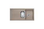 Превью картинка Гранитная мойка Blanсo METRA 6S SILGRANIT PuraDur серый беж с клапаном-автоматом #1
