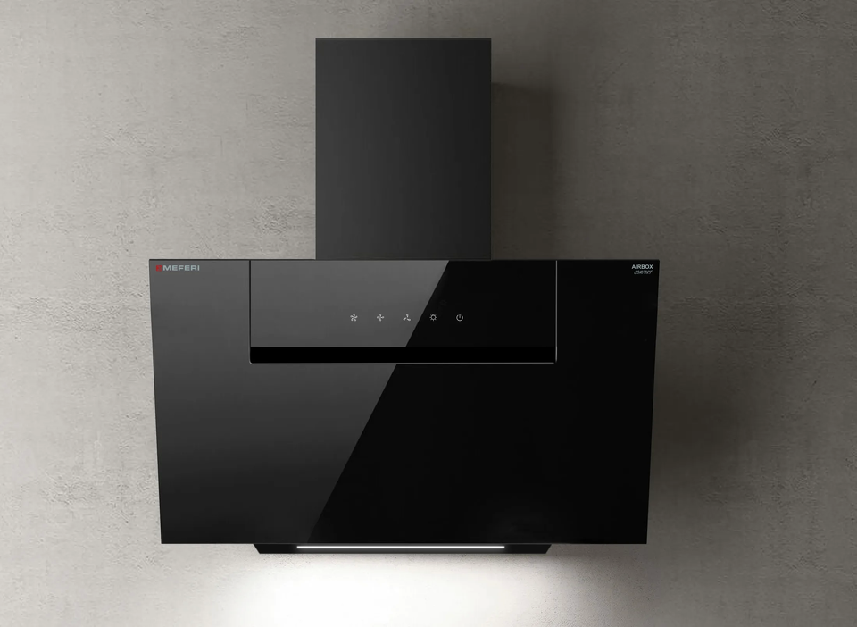 Фото Наклонная вытяжка Meferi AIRBOX60BK COMFORT