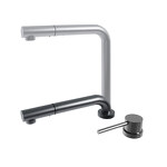 Превью картинка Смеситель для кухни EMAR ЕС - 7027 PVD Dark #2