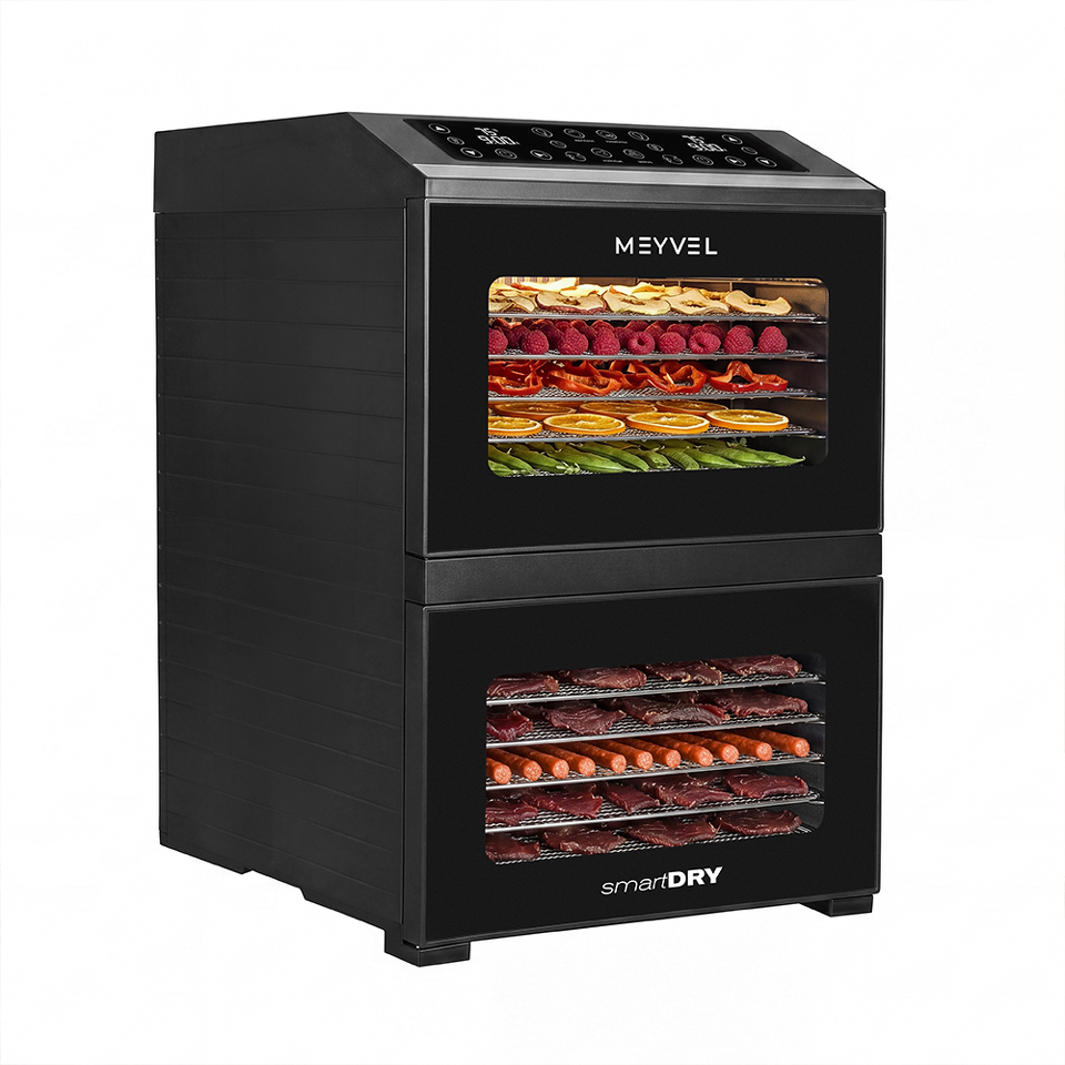 Фото Сушилка для овощей и фруктов Дегидратор Meyvel MDH15-1P2 (Black)