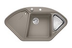 Превью картинка Гранитная мойка Blanсo DELTA II SILGRANIT PuraDur серый беж с кл.-авт. InFino #1