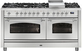 Картинка ILVE P15FNE3/SSC нержавеющая сталь (фурн. хром)