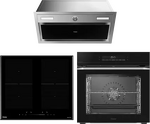 Превью картинка Haier духовой шкаф HOQ-P16AS5GB + индукционная варочная панель HHK-Y64TJVB + вытяжка HVX-BI664GBX #1