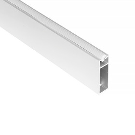 Картинка Duslar Штанга прямоугольная REKS для одежды, длина 3000 мм, белый