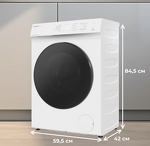 Превью картинка Стиральная машина с фронтальной загрузкой Meferi MFW081210WH POWER #14