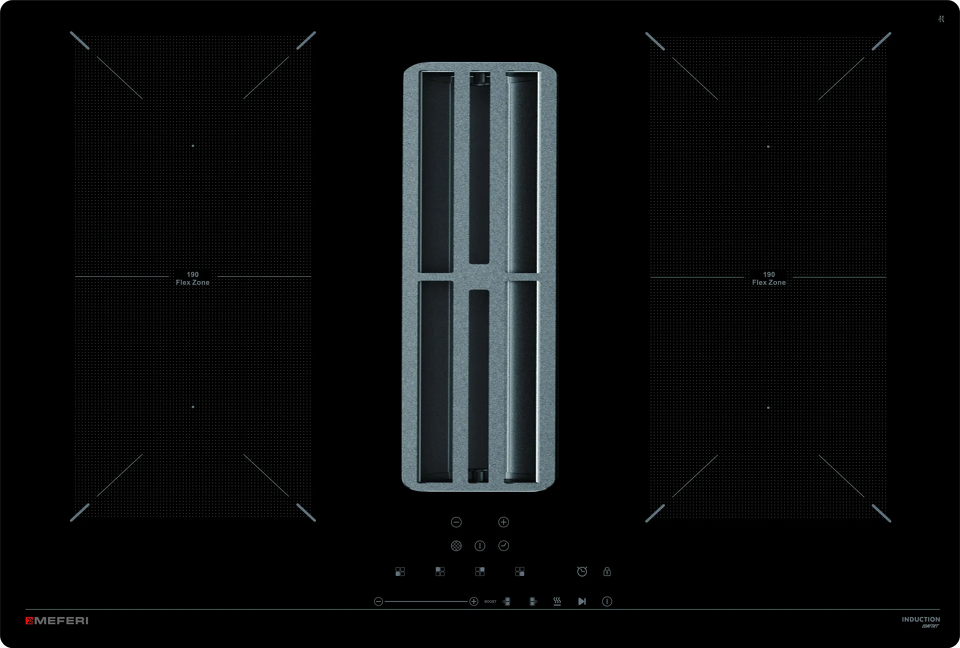 Фото Индукционная варочная панель Meferi XSMART75BK COMFORT