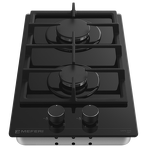 Превью картинка Газовая варочная панель домино Meferi MGH302BK GLASS LIGHT #5