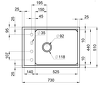 Превью картинка Кварцевая мойка GRANULA KS-7305, ШВАРЦ (чёрный металлик), кварц #5