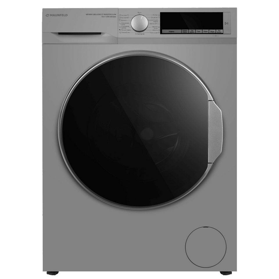 Фото Стиральная машина с фронтальной загрузкой Maunfeld MFWM128SL300 ST INVERTER SLIM