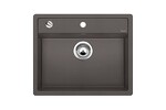 Превью картинка Гранитная мойка Blanсo DALAGO 6 SILGRANIT PuraDur темная скала с клапаном-автоматом #1