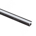 Превью картинка PULSE Профиль FM8, врезной узкий, для ленты с основанием 5мм, черный, 11х7,5мм, L-3000 (LSP-FM8-ALU-3000-BL) #2