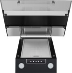 Превью картинка Наклонная вытяжка Maunfeld Bridge 60 нержавеющая сталь\черное стекло #5