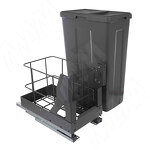 Превью картинка PULSE MOVEBOX F30 Система сортировки и хранения, платформа, 1 емкость (1x35), креп. фасада, полн.выдв., плавн.закр., графит (WRB301-35DGHFS) #2