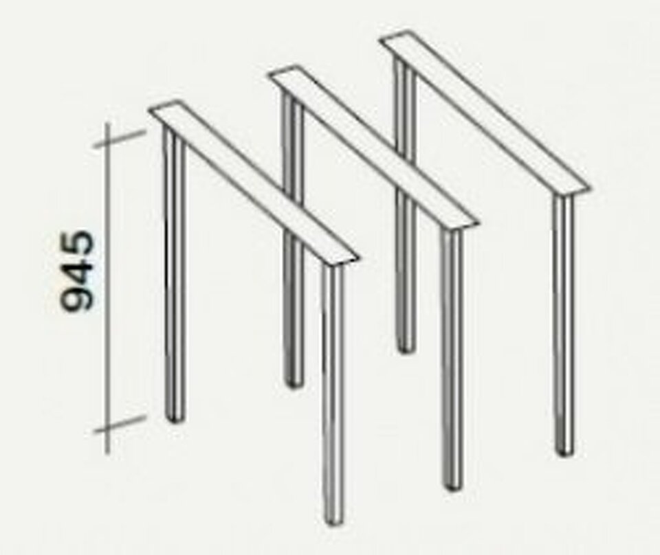 Фото Falmec Комплект для удлинения (945 мм) SPAZIO 180, чёрный