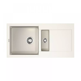 Картинка Omoikiri Sakaime 86-2-WH Tetogranit/белый