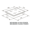 Превью картинка Газовая варочная панель Meferi MGH604BK GLASS POWER #18