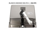 Превью картинка Металлическая мойка Blanсo ANDANO 500-IF-A нерж.сталь зеркальная полировка с кл.-авт. PushControl #5